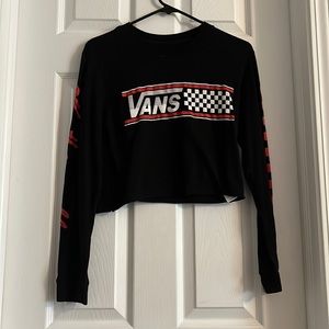 Long sleeve van crop top